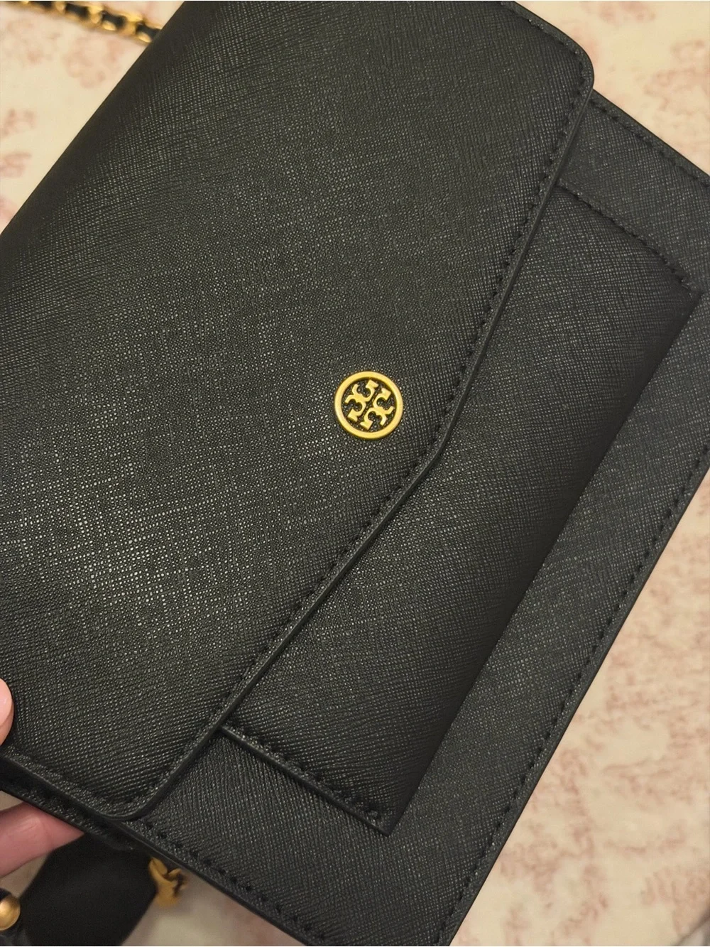 Tory Burch Robinson Double-Strap Convertible Shoulder Bag like new!